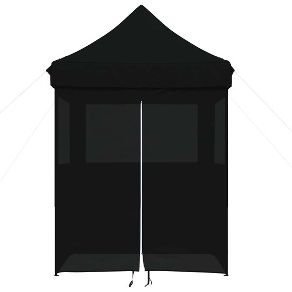 vidaXL Partytent Zwart 200 x 200 x 306 cm Oxford Stof