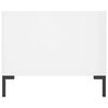 vidaXL Salontafel 90x50x40 cm bewerkt hout hoogglans wit