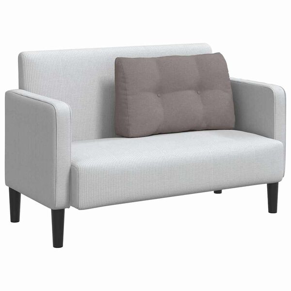 vidaXL Rugkussen Taupe 80 x 24 x 50 cm Stof