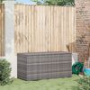 vidaXL Tuinbox 120x50x60 cm poly rattan grijs