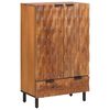 vidaXL Hoge kast met lade Acacia Bruine Afwerking 60 x 33 x 100 cm