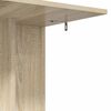 vidaXL Bijzettafel Sonoma Eiken 45 x 40 x 62,5 cm Bewerkt hout