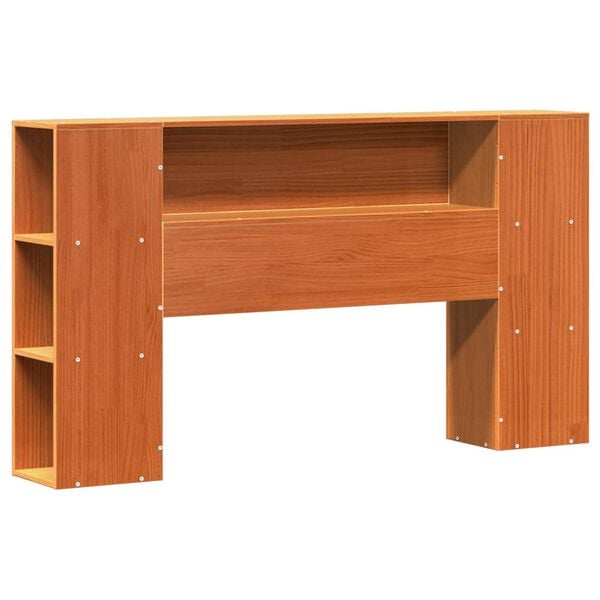 vidaXL Boekenkast Bedframe Wasbruin 150 x 200 cm Massief Vurenhout