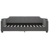 vidaXL Slaapbank 80x200 cm stof donkergrijs