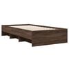 vidaXL Bedframe zonder matras bewerkt hout bruin eikenkleur 100x200 cm