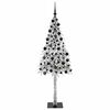 vidaXL Kerstboom met 300 LED met standaard Wit 210 cm PE en staal