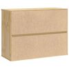 vidaXL Kast met plank Honing 60 x 32 x 40 cm Massief grenenhout