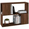 vidaXL Boekenkast/kamerscherm 80x24x63 cm bruin eikenkleur