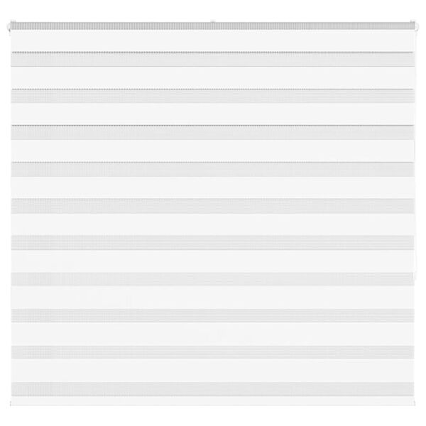 vidaXL Zebra rolgordijn 165x150 cm stofbreedte 160,9cm polyester wit
