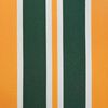 vidaXL Markies Groen en Geel 300 x 250 x 165 cm Polyester en Aluminium