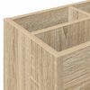 vidaXL Paraplu Standaard Sonoma Eiken 65 x 24 x 50 cm Bewerkt hout