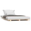 vidaXL Bedframe massief grenenhout 75x190 cm