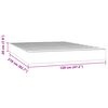 vidaXL Pocketveringmatras 120x210x20 cm fluweel donkergroen