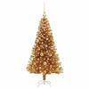 vidaXL Kerstboom met 150 LED met standaard Goud 120 cm PET