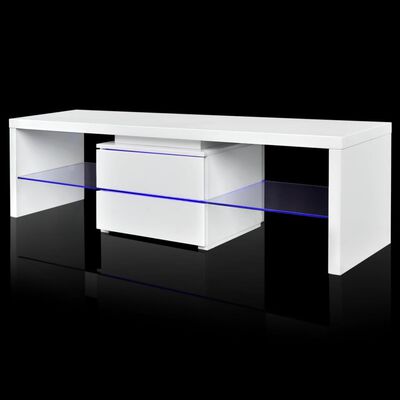 LED hoogglans TV meubel 150 cm (wit)