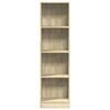 vidaXL Boekenkast 40x24x143 cm bewerkt hout sonoma eikenkleurig