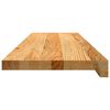 vidaXL Traptreden 2 st 90x30x2 cm massief eikenhout lichtbruin