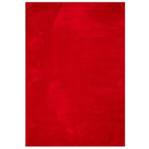 vidaXL Vloerkleed HUARTE laagpolig zacht wasbaar 140x200 cm rood