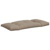 vidaXL Palletkussens 3 st stof taupe