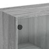 vidaXL Dressoir 102x37x75,5 cm bewerkt hout grijs sonoma eikenkleurig