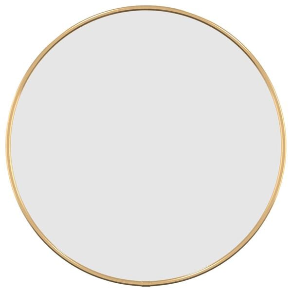vidaXL Wandspiegel rond Ø40 cm goudkleurig