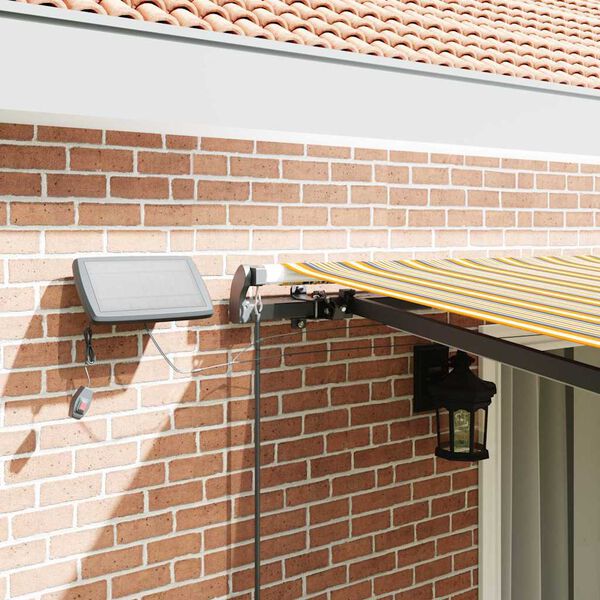 vidaXL Inklapbaar Zonnescherm Multikleur 450 &times;300 cm Stof