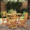 vidaXL Tuin Bistro Set 5 pcs Bruin Massief acaciahout