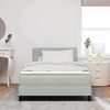 vidaXL Boxspringbed met matras Lichtgrijs 120 x 190 cm Fluweel