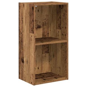 vidaXL Boekenkast 40x30x77 cm bewerkt hout oud houtkleurig