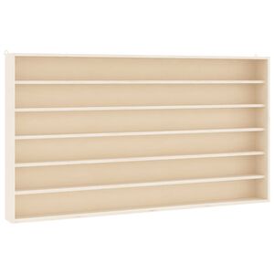 vidaXL Houten verzamelvitrine met 6 planken 100x8,5x55 cm