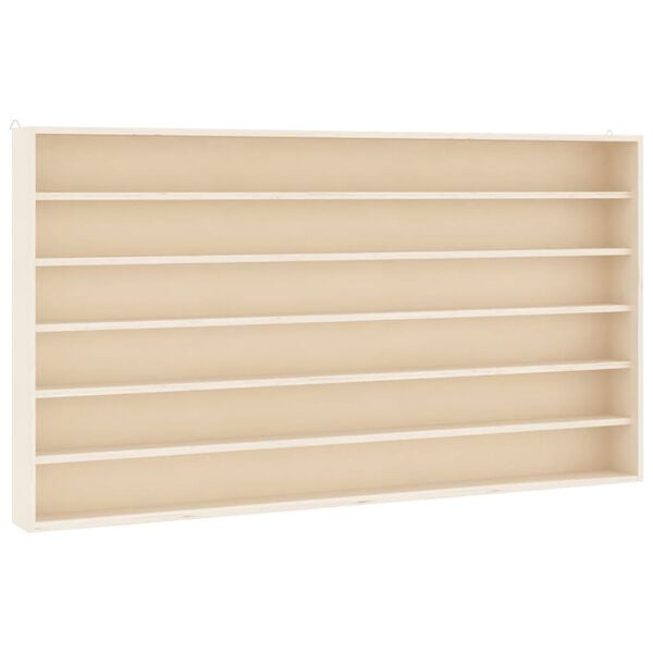 vidaXL Houten verzamelvitrine met 6 planken 100x8,5x55 cm