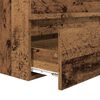 vidaXL Badkamermeubelset 2 pcs Oud Hout 57 x 37 x 45 cm Bewerkt hout
