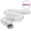 vidaXL Ventilatieslang &Oslash;12,5 cm 6 m aluminium