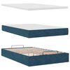 vidaXL Ottoman bed met matrassen en LED's 120x190cm fluweel