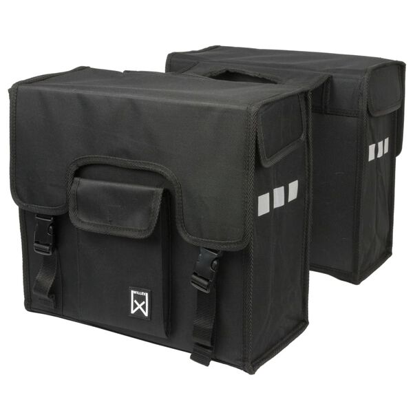 Willex Fietstas Paisley 38 L zwart 10601