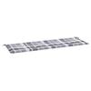 vidaXL Tuinbankkussen 150x50x4 cm oxford stof ruitpatroon grijs