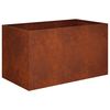 vidaXL Plantenbak Roestkleurig 100 x 50 x 50 cm weervast staal