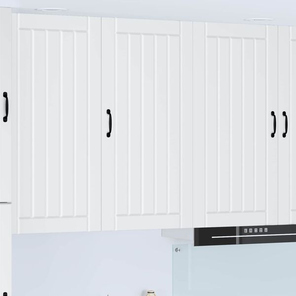 vidaXL Keukenkast Lucca Wit 50 x 31 x 100 cm Bewerkt hout