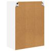 vidaXL Hangkast met opslag Wit 60 x 31 x 80 cm Bewerkt hout