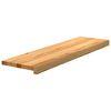 vidaXL Traptreden 4 st 90x25x2 cm massief eikenhout lichtbruin