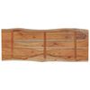 vidaXL Tafelblad rechthoekig natuurlijke rand 100x40x2,5 cm acaciahout