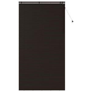 vidaXL Jaloezie Donkerbruin 140 x 250 cm 35 mm Massief Paulowniahout