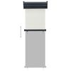 vidaXL Balkonscherm 65x250 cm crèmekleurig