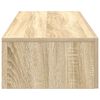 vidaXL Wandschap met lades 100x36x19 cm bewerkt hout sonoma eikenkleur