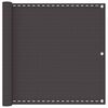vidaXL Balkon Scherm Antracietkleurig 90 x 700 cm HDPE en Aluminium