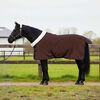 vidaXL Paardendeken Volledig Donkerbruin 105 cm Polar fleece