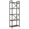vidaXL Boekenkast Oud Hout 56 x 34 x 171 cm Bewerkt hout