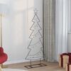 vidaXL Metalen kerstboom met standaard Zwart 150 cm Staal