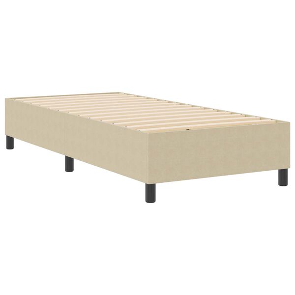 vidaXL Platform bedframe Grijs groen 90 x 200 cm Stof