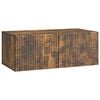 vidaXL Wandbeugel TV-kast 78,5 x 41 x 30 cm Gerookt eiken Bewerkt hout